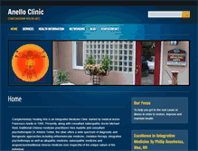 Tablet Screenshot of anelloclinic.com